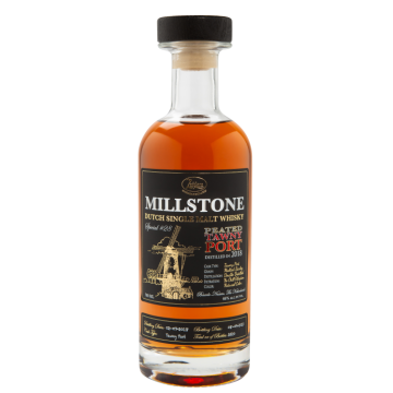 Millstone Dutch Peated Single Malt Whisky 2018 Tawny Port cask