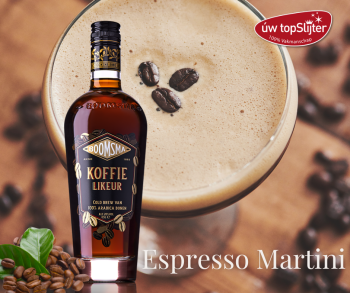 Espresso Martini - Boomsma Koffielikeur - uw topSlijter 