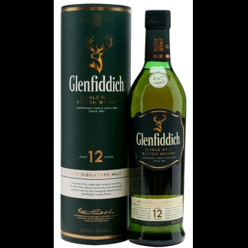 Glenfiddich 12y. single malt whisky